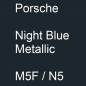 Preview: Porsche, Night Blue Metallic, M5F / N5.